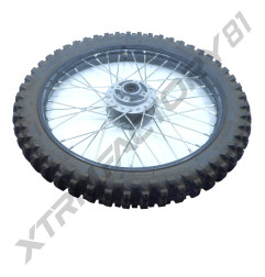 ROUE AVANT 17' 70/100-17 MOYEU GRIS ENTRAXE 65MM