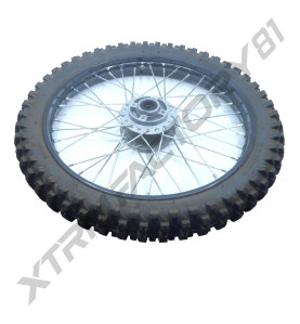 ROUE AVANT 17' 70/100-17 MOYEU GRIS ENTRAXE 65MM