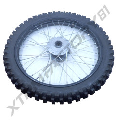 ROUE AVANT 17' 70/100-17 MOYEU GRIS ENTRAXE 65MM
