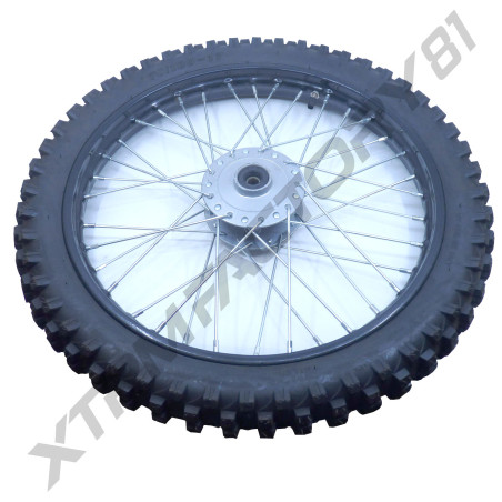 ROUE AVANT 17' 70/100-17 MOYEU GRIS ENTRAXE 65MM