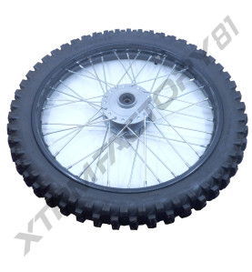 ROUE AVANT 17' 70/100-17 MOYEU GRIS ENTRAXE 65MM