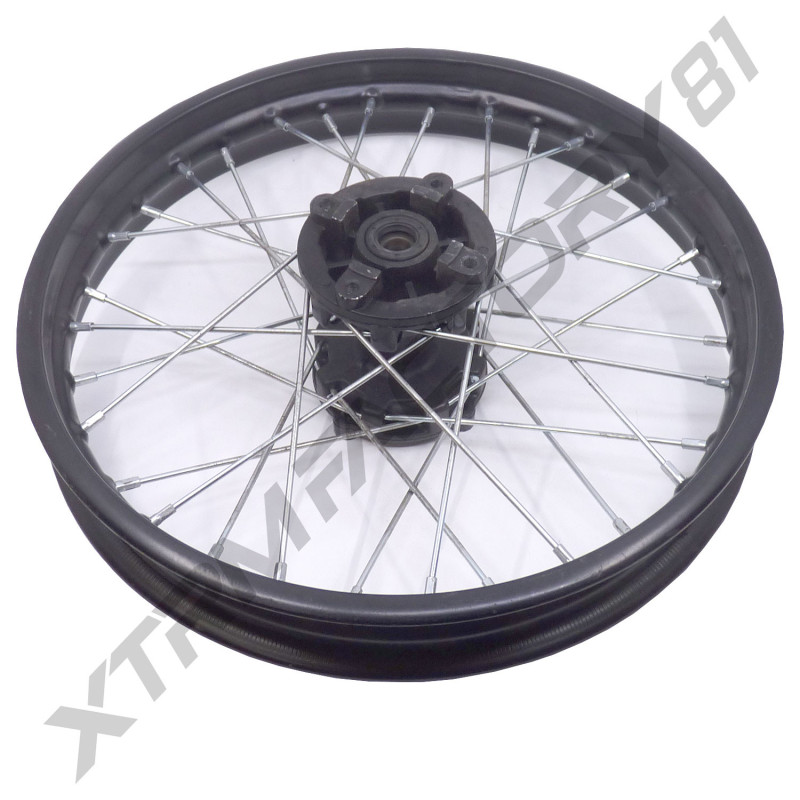 JANTE ARRIERE 16' DIRT 150 MOYEU NOIR ENTRAXE 90/100MM