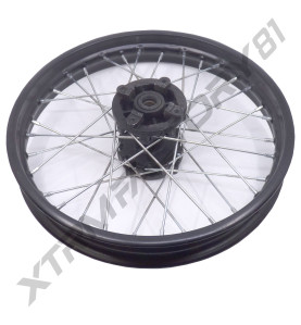 JANTE ARRIERE 16' DIRT 150 MOYEU NOIR ENTRAXE 90/100MM