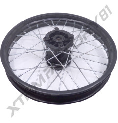 JANTE ARRIERE 16' DIRT 150 MOYEU NOIR ENTRAXE 90/100MM