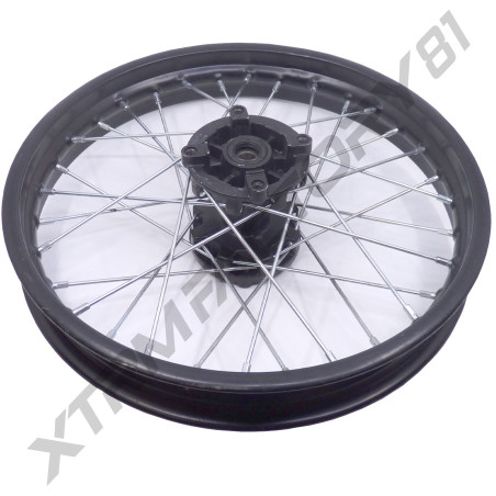 JANTE ARRIERE 16' DIRT 150 MOYEU NOIR ENTRAXE 90/100MM