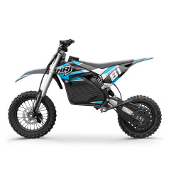 Moto enfant électrique lithium NRJ 1000W 12/10 Bleu