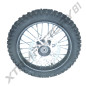 08// ROUE AVANT 12' SX1100 JANTE+PNEU+CHAMBRE+DISQUE