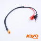 05// CABLE BATT COSSE OEUIL XT60 KAYO