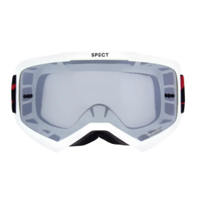 Masque cross RED BULL EVAN Blanc Brillant écran iridium