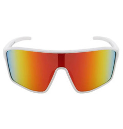 Lunettes de soleil miroir Red Bull Daft Blanc Brillant écran miroir orange