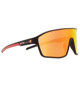 Lunettes de soleil Red Bull Daft Noir Mat écran miroir orange