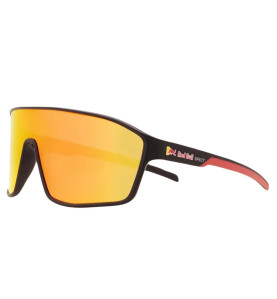 Lunettes de soleil Red Bull Daft Noir Mat écran miroir orange