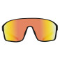 Lunettes de soleil Red Bull Daft Noir Mat écran miroir orange Lunettes de soleil Red Bull Daft Noir Mat écran miroir orange