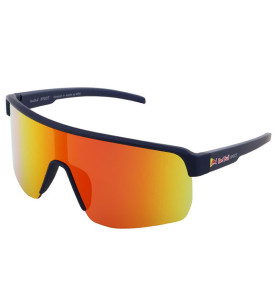 Lunettes de soleil miroir Red Bull Dakota Noir Mat écran miroir orange