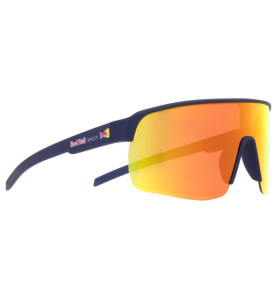 Lunettes de soleil miroir Red Bull Dakota Noir Mat écran miroir orange