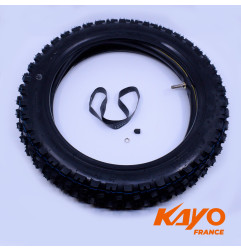 01// KIT PNEU CHAMBRE AV 2.75/12 KAYO