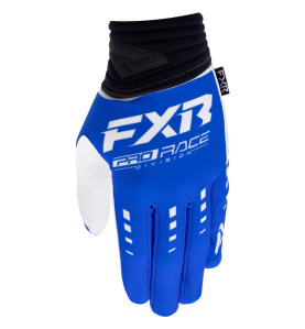 Gant moto cross FXR adulte Prime Bleu
