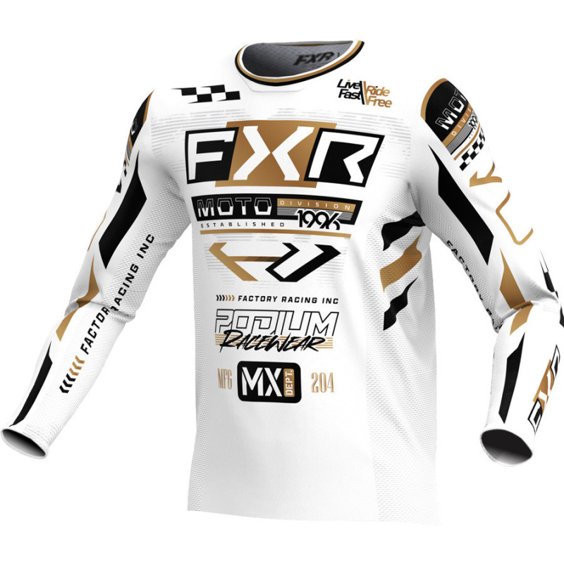 Maillot cross enfant FXR 2025 Gladiator Blanc Maillot cross enfant FXR 2025 Gladiator Blanc