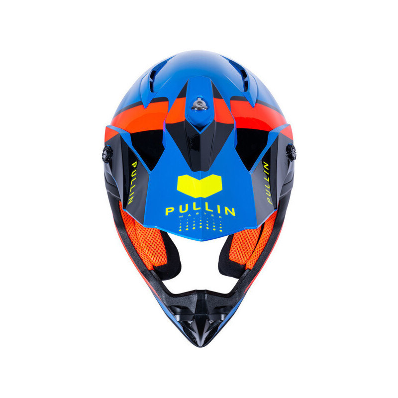 Casque PULL IN Cross Adulte Master Bleu Orange - vue 3