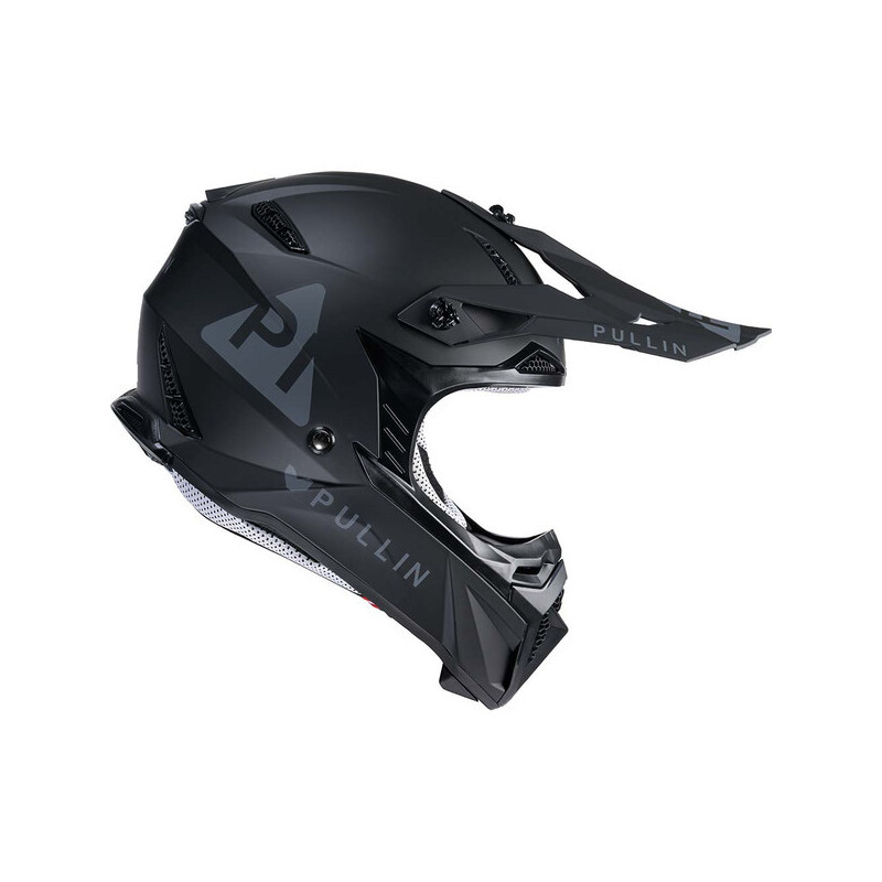 Casque moto cross PULL IN Solid Noir