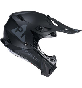 Pull-In Solid Noir 2025 – Casque Cross Adulte au Design Mat Unique
