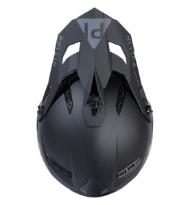 Pull-In Solid Noir 2025 – Casque Cross Adulte au Design Mat Unique