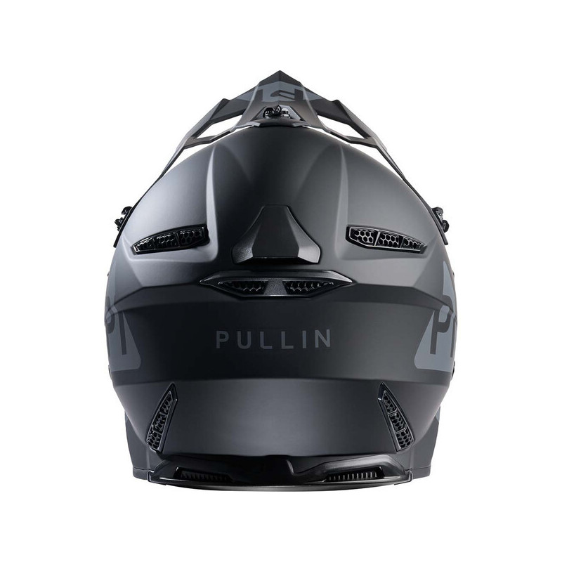Casque moto cross PULL IN Solid Noir - vue 4
