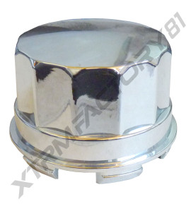 02// CAPUCHON CHROME ECROU ROUE JEEP