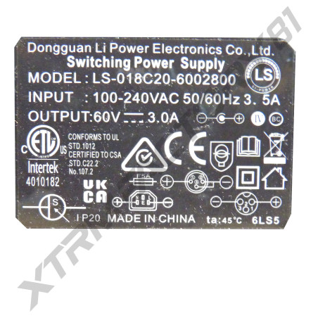 25//  CHARGEUR 60V 3A BUGGY PANTHER 2000W