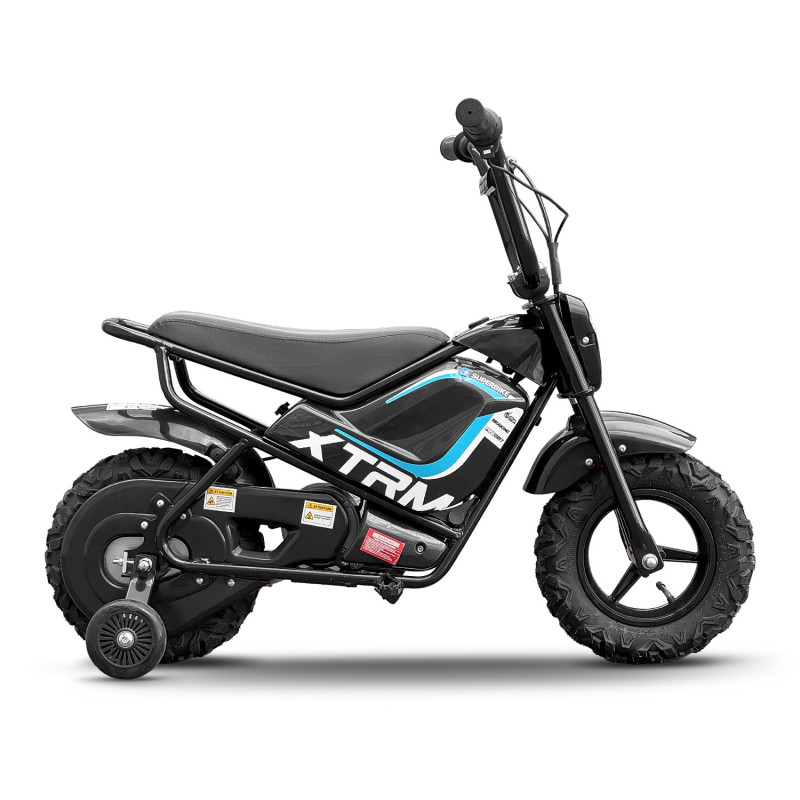 Mini moto électrique pour enfant 250W E.SUPERBIKE BLEU - vue 3