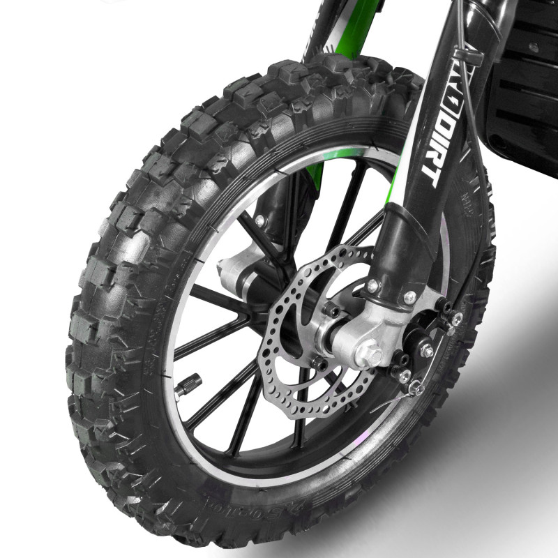 Moto pour enfant électrique 500W MX Verte - vue 6