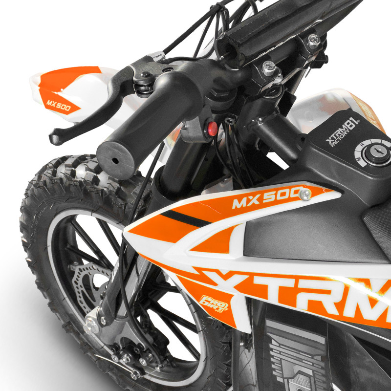 Pocket Bike électrique enfant 500W MX Orange - vue 5
