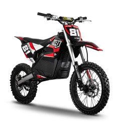 Motocross électrique NRJ 5000WATTS - 72V30AH - 17/14 - ROUGE