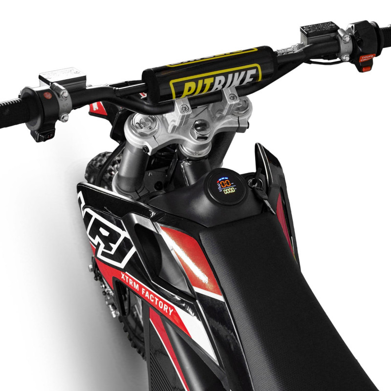 Motocross électrique NRJ 5000WATTS - 72V30AH - 17/14 - ROUGE - vue 5