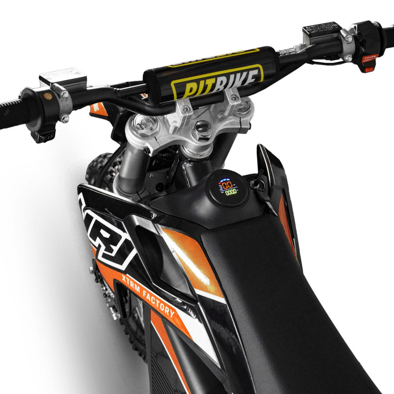 Motocross électrique NRJ 5000WATTS - 72V30AH - 17/14 - ORANGE - vue 5