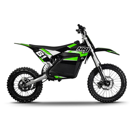 Dirtbike électrique 17/14 7000W NRJ - 72V30AH