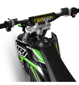 Motocross électrique NRJ 5000WATTS - 72V30AH - 17/14 - VERT