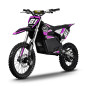 Motocross électrique NRJ 5000WATTS - 72V30AH - 17/14 - ROSE