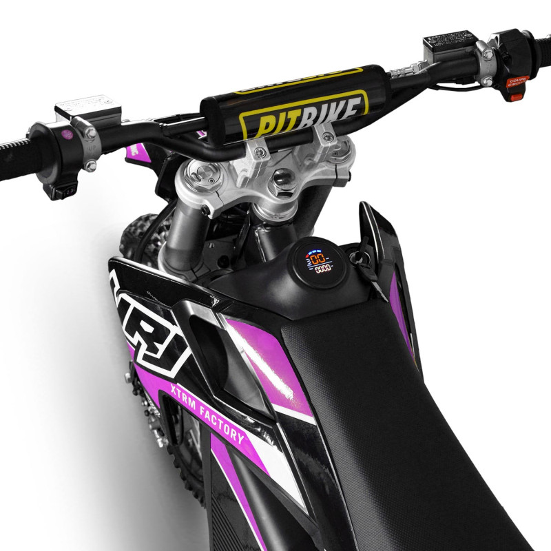 Motocross électrique NRJ 5000WATTS - 72V30AH - 17/14 - ROSE - vue 5