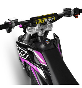 Motocross électrique NRJ 5000WATTS - 72V30AH - 17/14 - ROSE