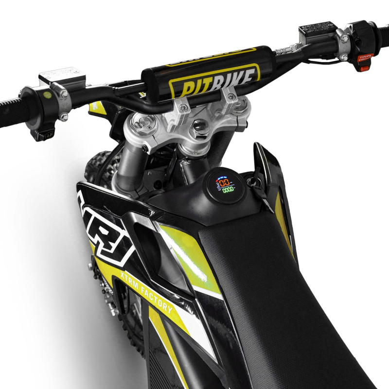 Motocross électrique NRJ 5000WATTS - 72V30AH - 17/14 - JAUNE - vue 5