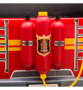 MINI CAMION DE POMPIER POUR ENFANT avec pistolet à eau