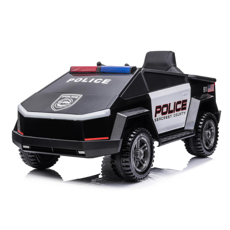 Voiture électrique enfant 12V, Tesla Cybertruck Police Voiture électrique enfant 12V, Tesla Cybertruck Police