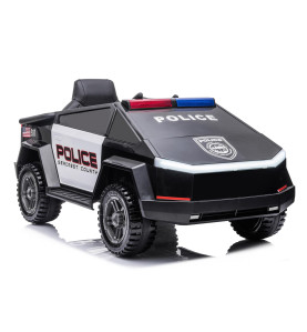 Voiture Électrique Enfant Police Cybertruck Tesla – EIM Exclusif