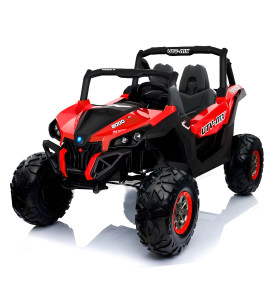 Buggy Électrique Enfant DAKOTA BLANC 12V – Tout-Terrain & Sécurisé
