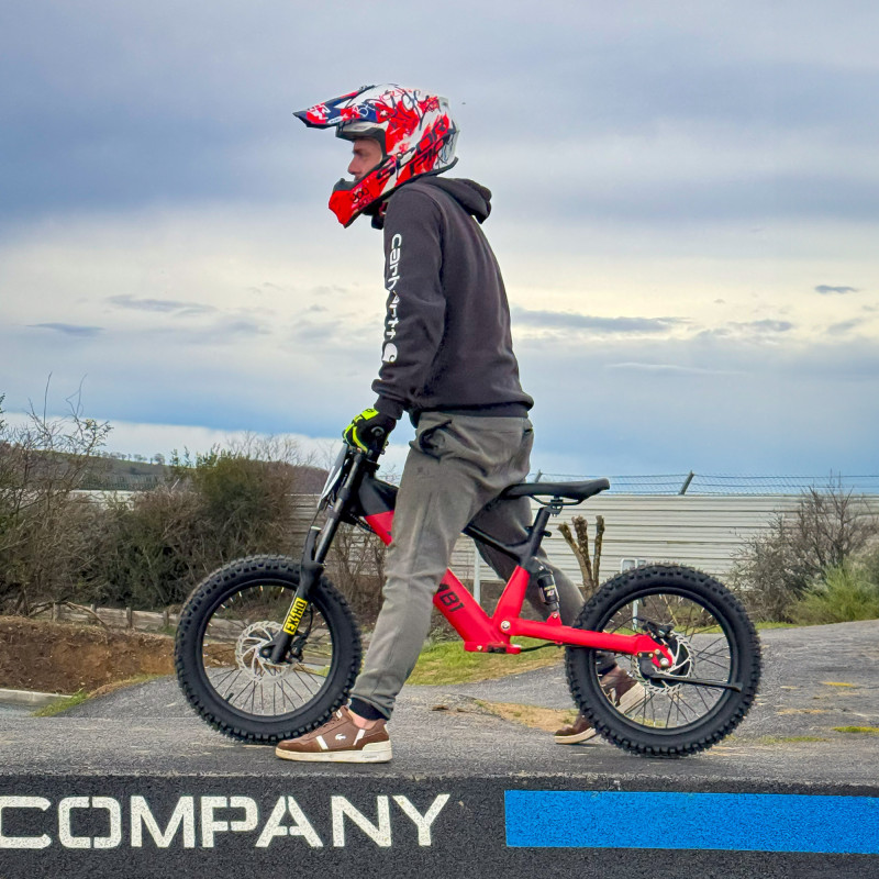 Draisienne électrique KOOZ 18'' OFF-Road - Vélo Enfant Tout-terrain - Bleu
