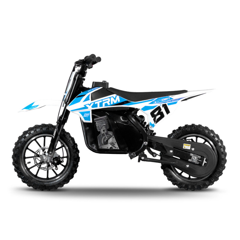 Pocket bike enfant électrique 500W MX Bleu - vue 4