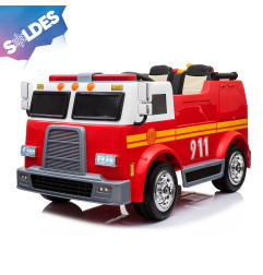 MINI CAMION DE POMPIER POUR ENFANT avec pistolet à eau