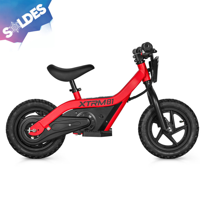 Draisienne électrique pour enfant 24V 100W DX 12 ROUGE