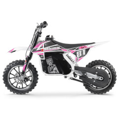 Moto électrique pour enfant 500W MX Rose